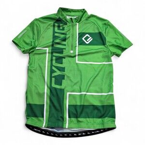 Crivit Women's Green Short Sleeve Cycling Jersey M